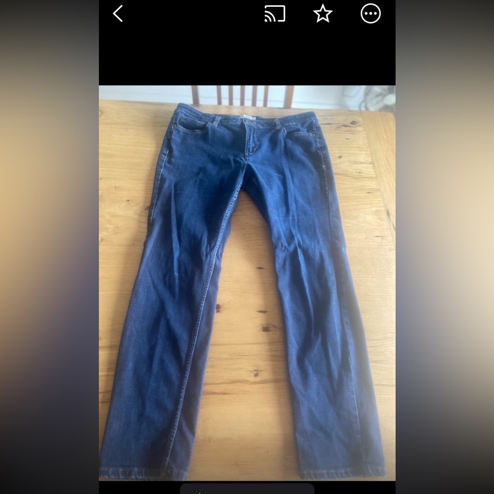 Liz Claiborne City Skinny Mid Rise Jeans Blue‎ Women’s 12 Preloved